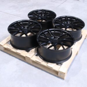 Set of JR42 20x8,5 ET43 + 20x9 ET43 5x120 Matt Black