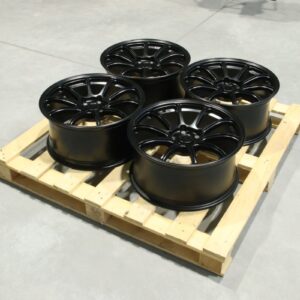 Set of SL04 18x8 ET35 5x100 Matt Black