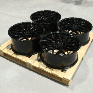 Set of JR46 20x8,5 ET38 + 20x9,5 ET28 5x112 Gloss Black