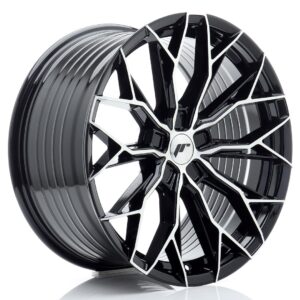 JR Wheels JR49 19x9 ET20-40 5H BLANK Gloss Black Machined Face