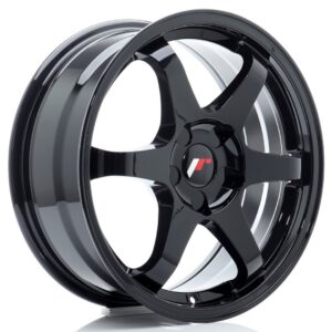 JR Wheels JR3 17x7 ET20-42 BLANK Gloss Black