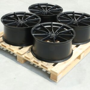 Set of SL02 20x10 ET30 5x112 Matt Black