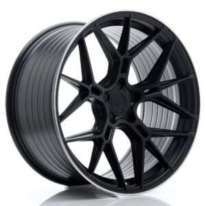 JR Wheels JR51 20x10,5 ET15-35 5H BLANK Satin Black w/ Machined Lip