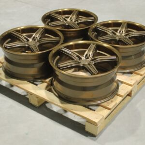 Set of CVR9 20x9 ET30 + ET35 5x120 Gloss Bronze