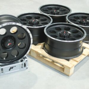 Set of 5x JRX4 20x9 ET20 6x139,7 Matt Black w/ Machined Lip