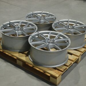 Set of JR30 20x8,5 ET35 5x115 Silver Machined Face