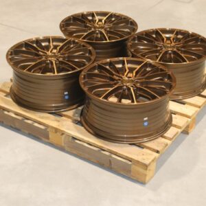 Set of CVR7 20x9 ET35 5x112 Brushed Bronze