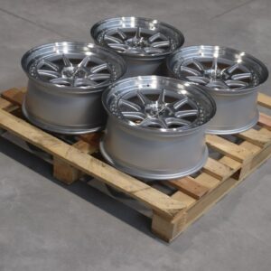 Set of JR47 18x8,5 ET35 5x110 Silver Machined Face