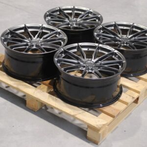 Set of JR37 19x8,5 ET43 5x120 Hyper Black