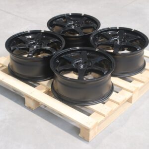 Set of JR3 18x8 ET37 5x108 Gloss Black