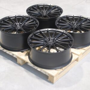 Set of VSR4 22x9 ET13 + 22x10,5 ET25 5x112 Satin Black